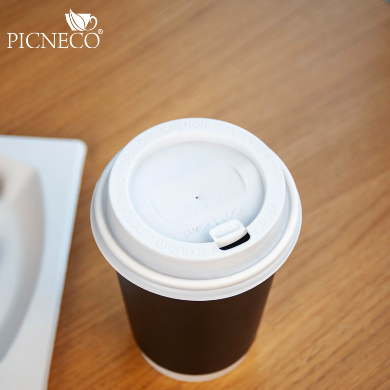 товар Крышка для бумажного стакана, 90 мм, белая матовая KRB190