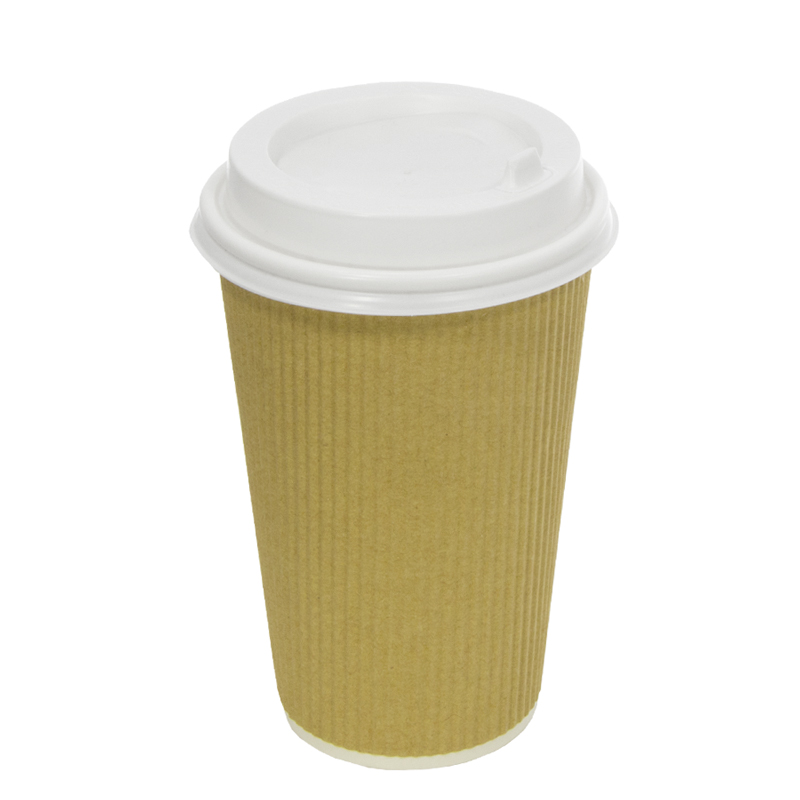 товар Крышка для бумажного стакана, 90 мм, белая матовая KRB190