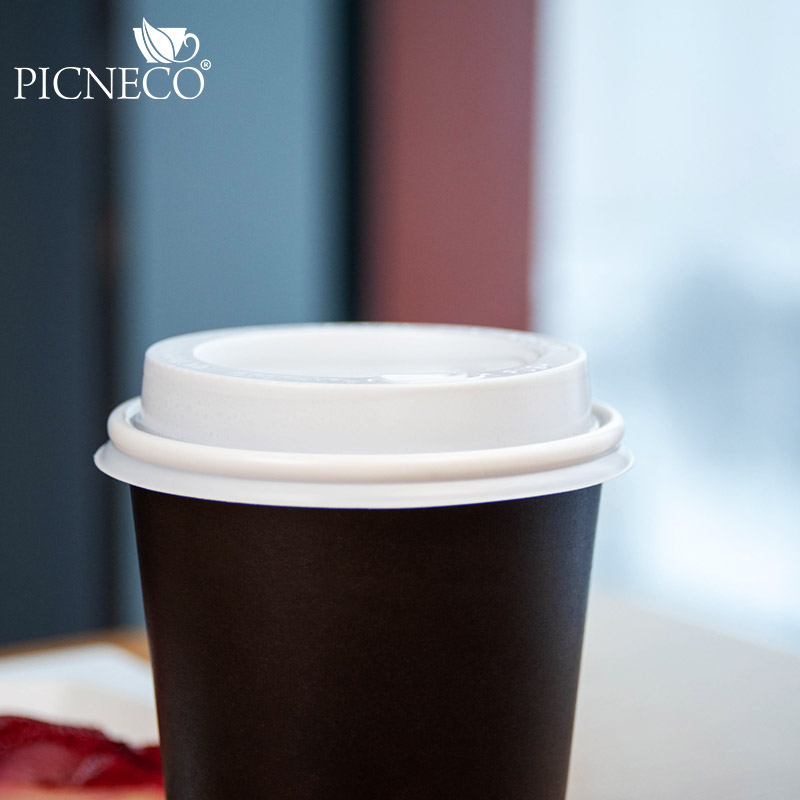 товар Крышка для бумажного стакана, 90 мм, белая матовая KRB190