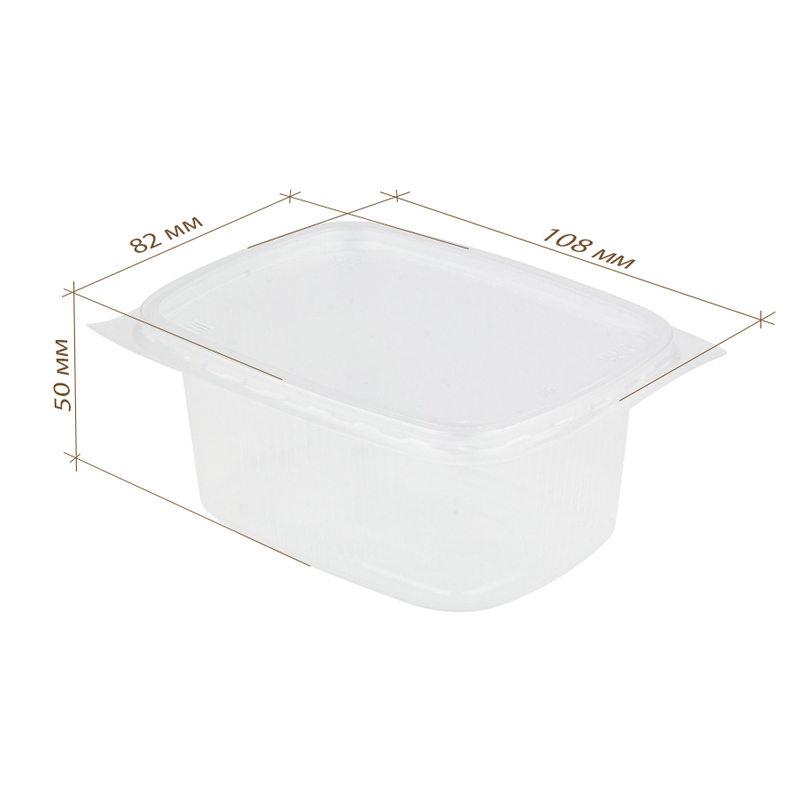 товар Контейнер PP, прозрачный, 108*82*50 мм, 250 мл, серия К-108 V4-0003