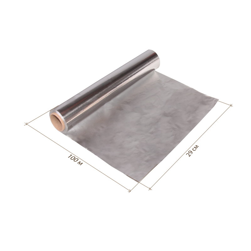 товар Прочная пищевая фольга, 29 см*100 м, 11мкм ALF006