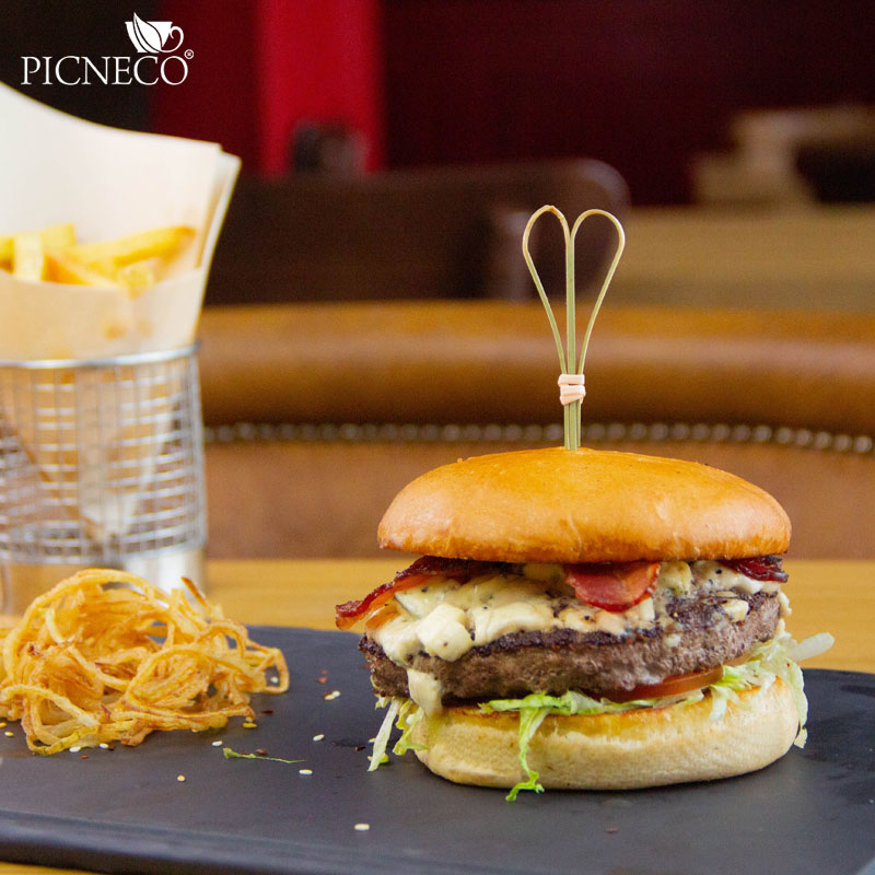 товар Деревянная шпажка для канапе "Сердце" 150 мм DP252