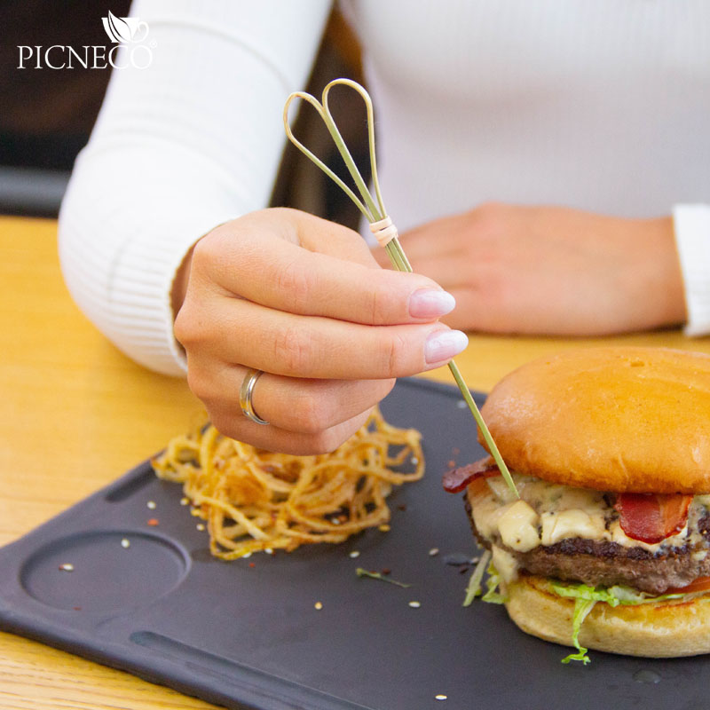 товар Деревянная шпажка для канапе "Сердце" 150 мм DP252