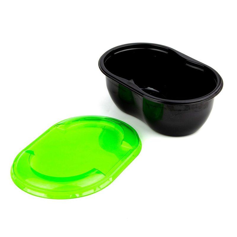 товар Контейнер восьмерка PET, черный, 141*92*50 мм, 375 мл, серия Сп-1409 V4-0024