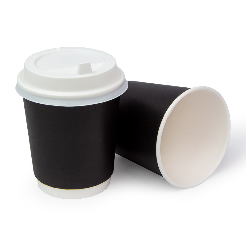 товар Бумажный двухслойный стакан 250 мл черный STDC025