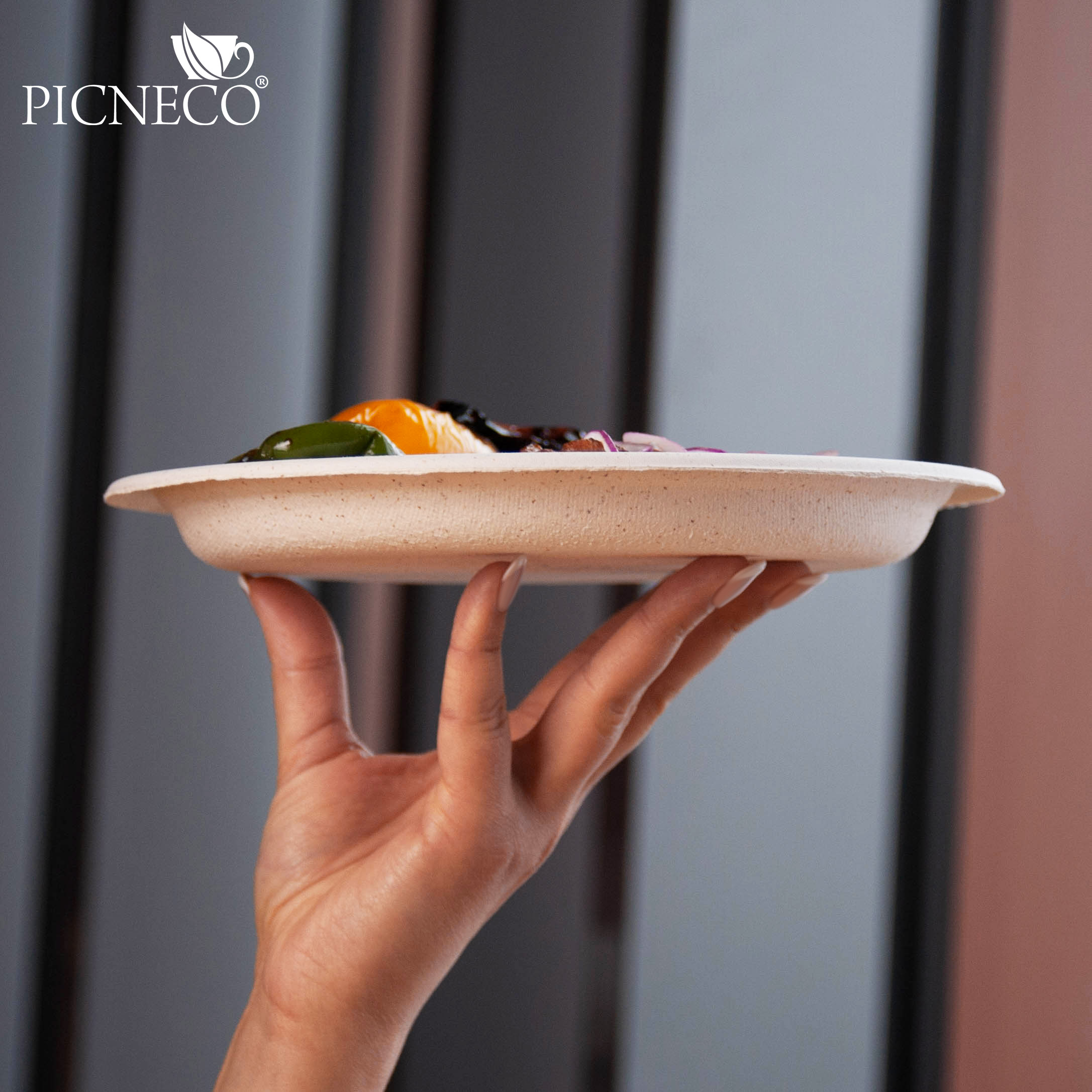 товар Тарелка c бортиком 230 мм с добавлением пшеничной соломы TLP013