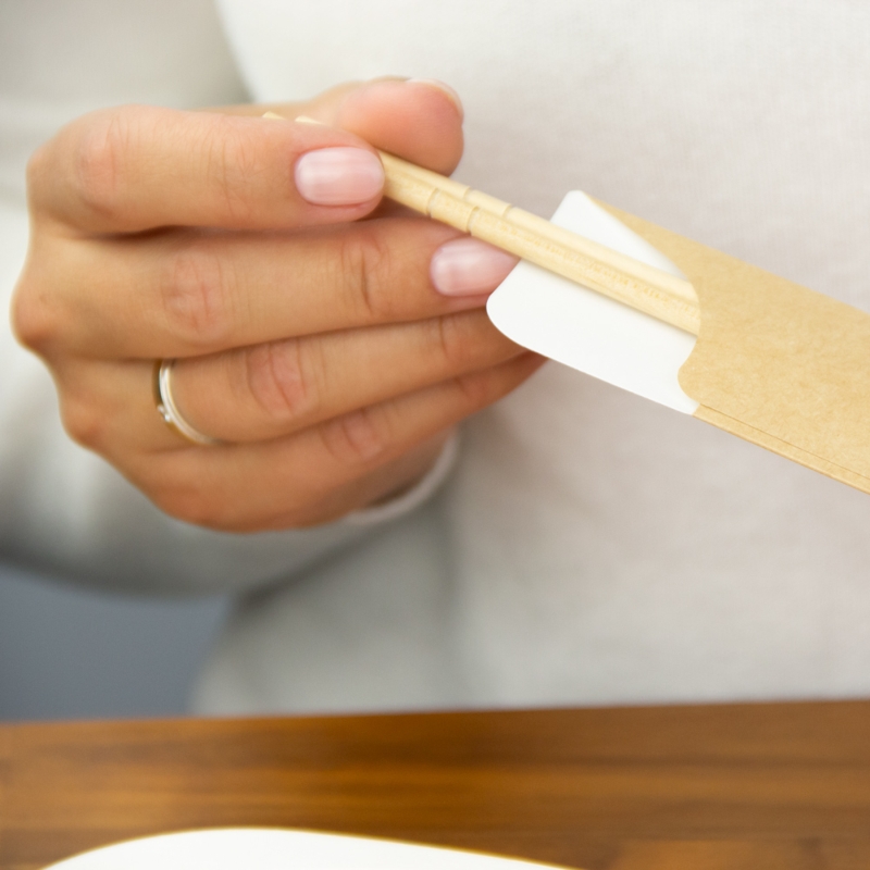 товар Палочки для еды 22,5см + зубочистка, в индивидуальной упаковке DP022P