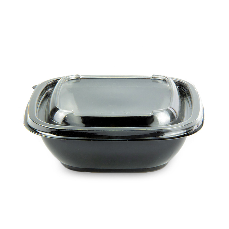 товар Контейнер квадратный ПЭТ, черный, 126х126х39 мм, 250 мл, Сп-1212, [крышка отдельно] PK12122C