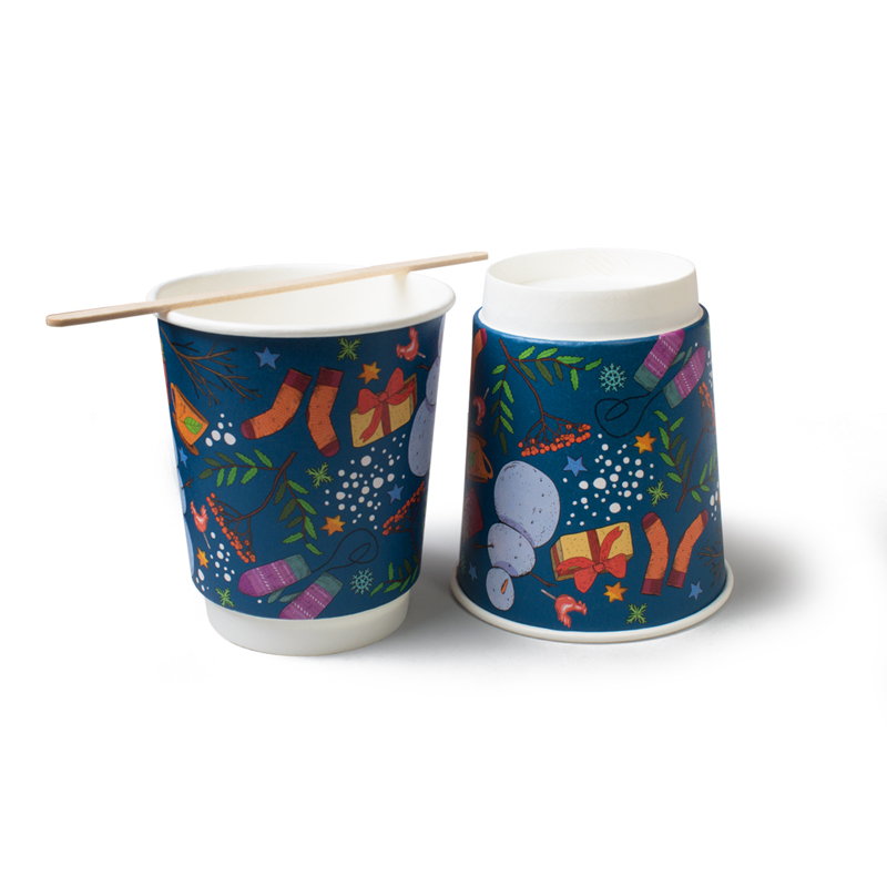 товар Бумажный двухслойный стакан ''Зима'' 250 мл STD0252
