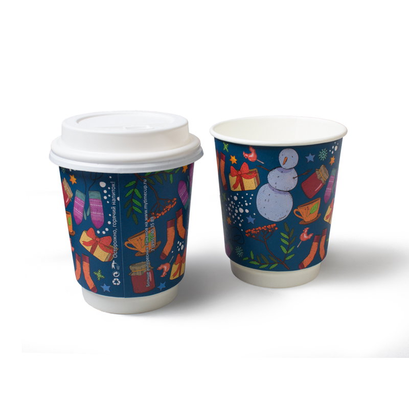 товар Бумажный двухслойный стакан ''Зима'' 250 мл STD0252