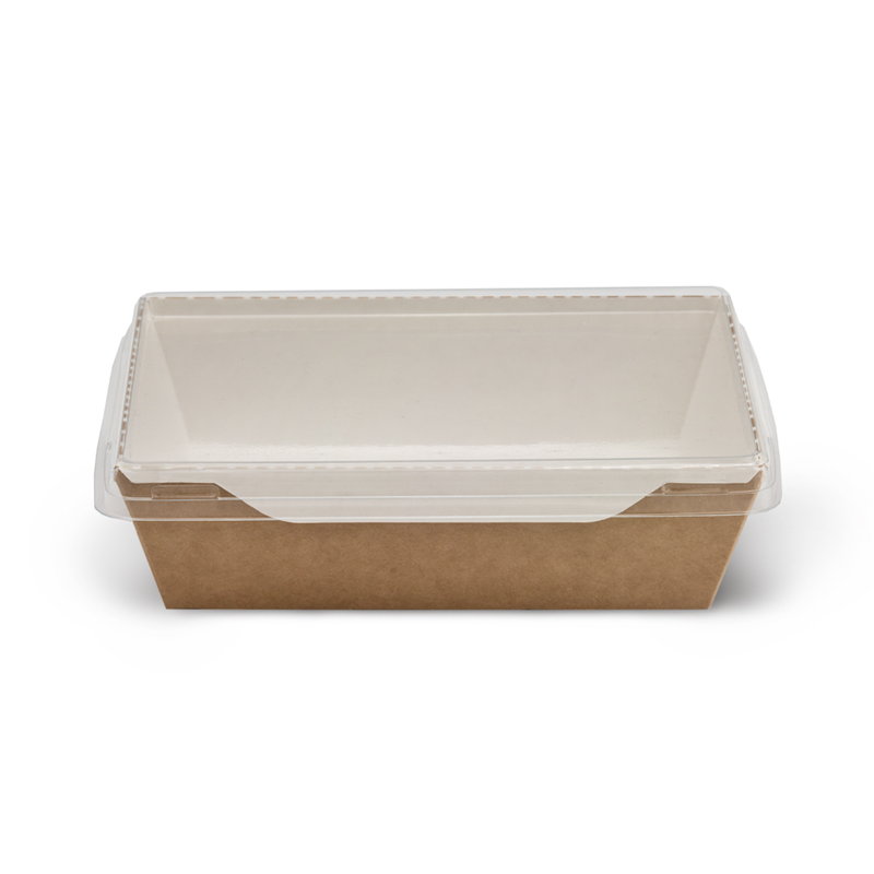 товар Контейнер бумажный с крышкой, 1000мл, 220*160*55 мм, крафт BK043