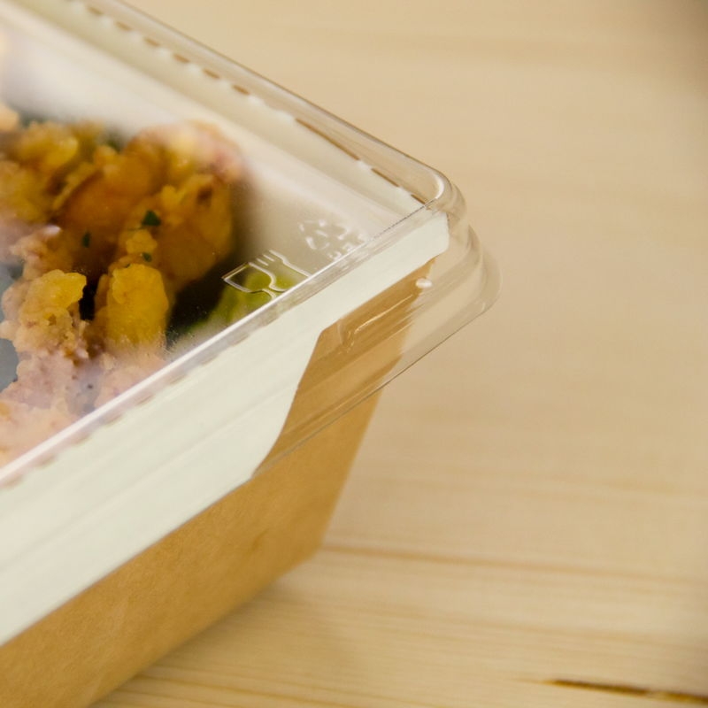 товар Контейнер бумажный с крышкой, 1000мл, 220*160*55 мм, крафт BK043