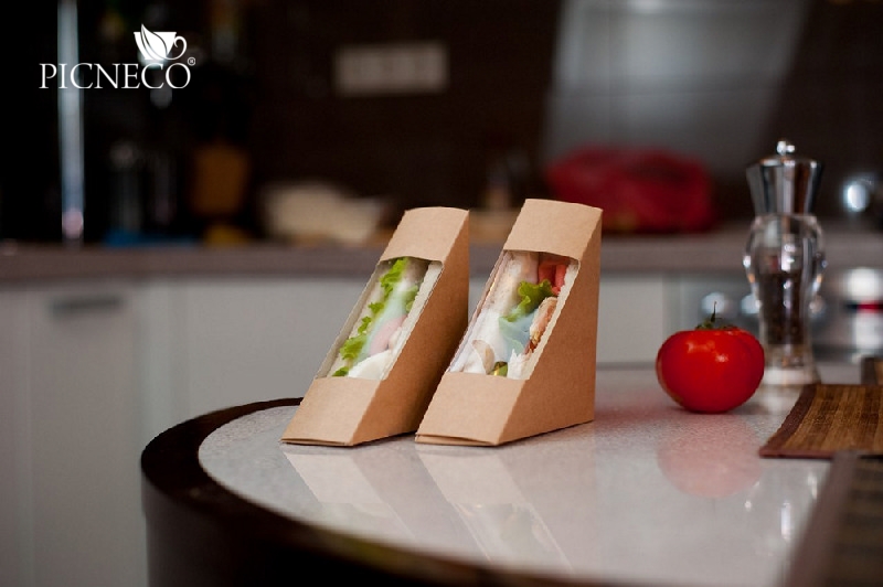 товар Упаковка для сэндвичей, 50 мм, крафт BK015