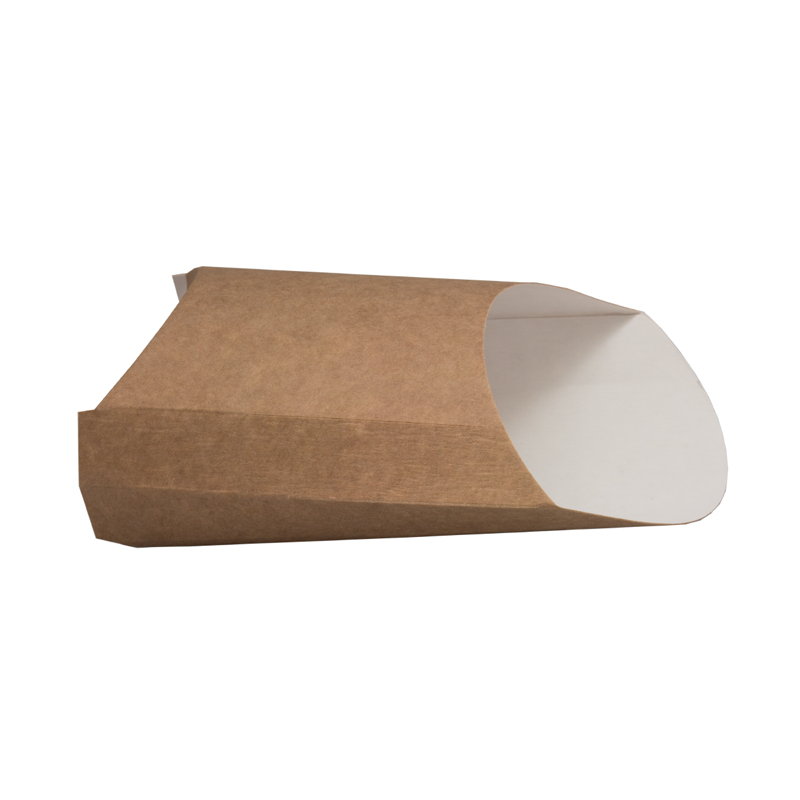Упаковка для картофеля фри, 120*80*50 мм, крафт