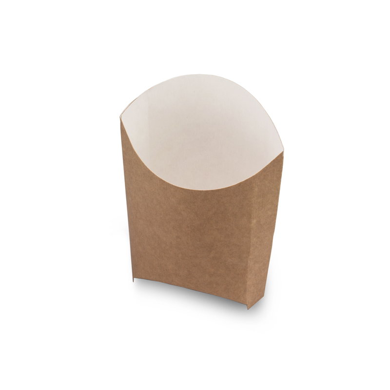 товар Упаковка для картофеля фри, 120*80*50 мм, крафт BK012