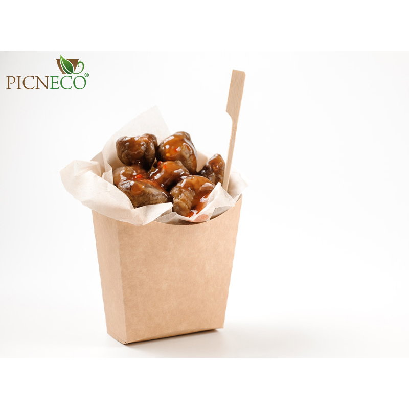 товар Упаковка для картофеля фри, 120*80*50 мм, крафт BK012