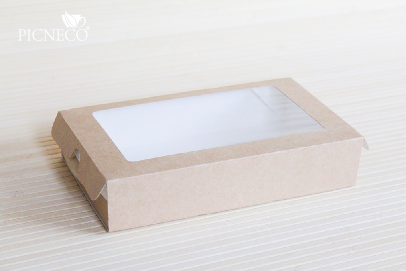 товар Контейнер бумажный, пенал, 1000 мл, 200*120*40 мм, крафт BK032