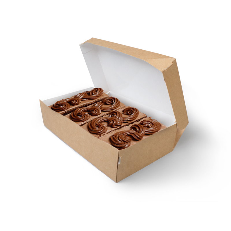 Коробка для тортов, 1900 мл, крафт