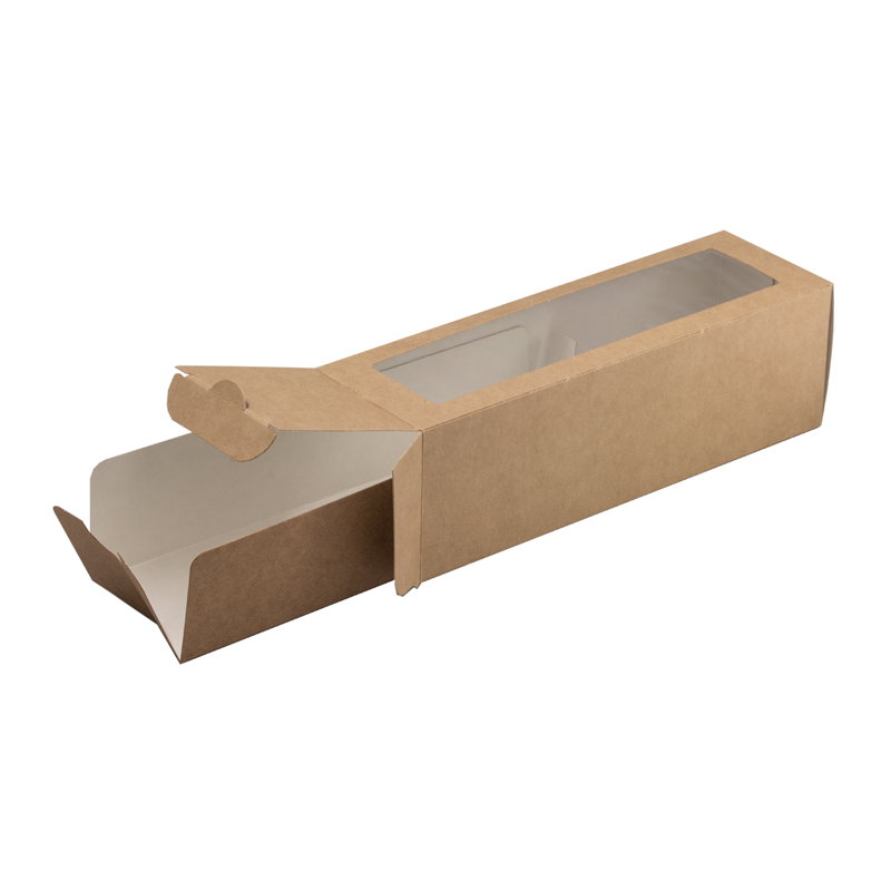 товар Коробка для макаронс, крафт (для 6-ти штук), 180*55*55 мм BK046