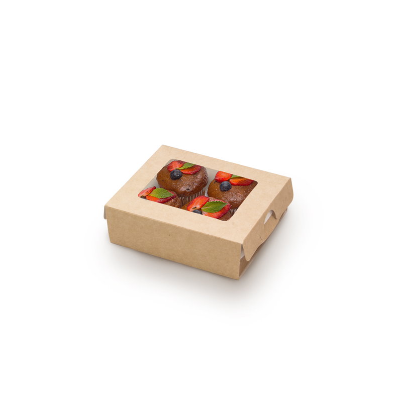 товар Контейнер бумажный, пенал, 300 мл, 100*80*30 мм, крафт BK030