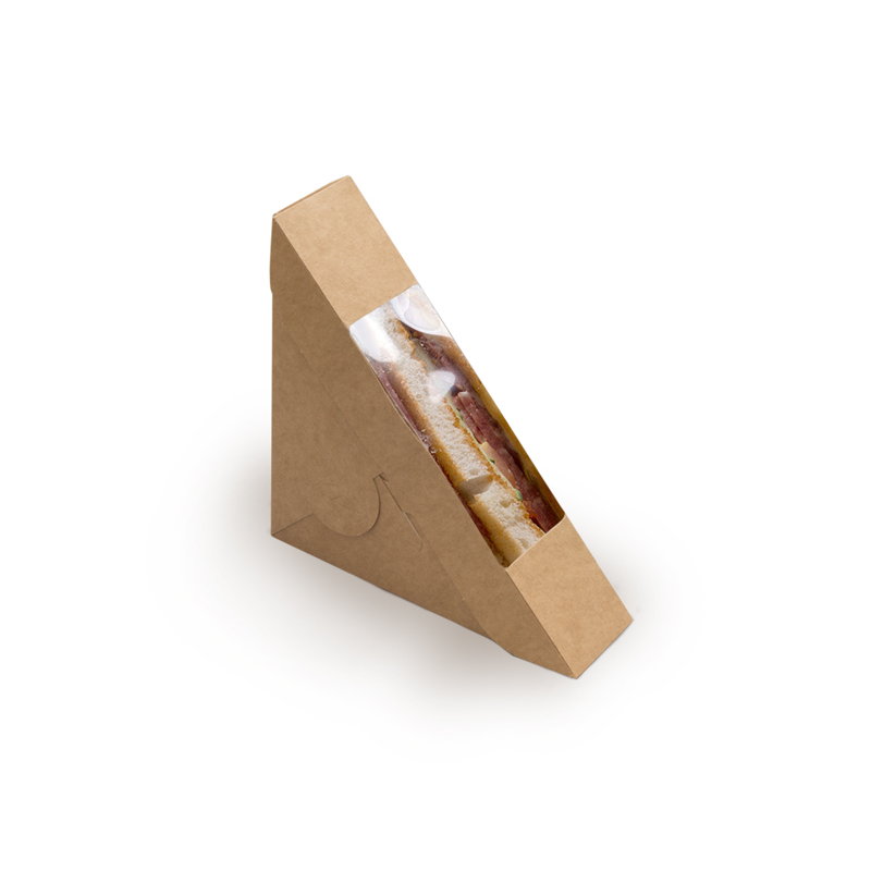 Упаковка для сэндвичей, 40 мм, крафт