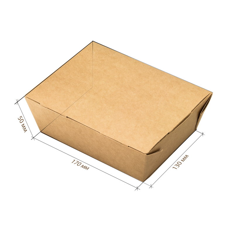 товар Одноразовый ланч-бокс, крафт, 1000 мл BK021