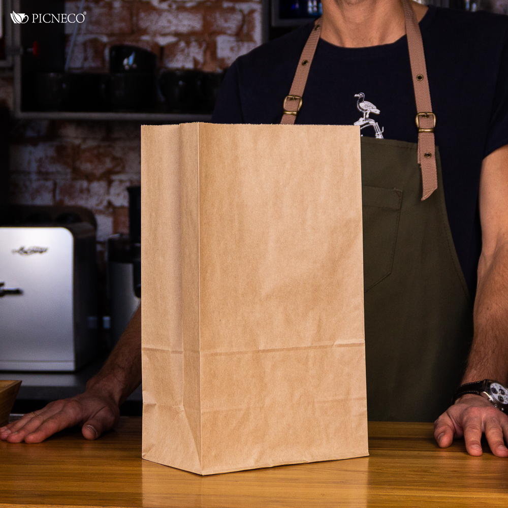 товар Крафт пакет с прямоугольным дном, 240*140*400 мм, 70 г/м KPD024