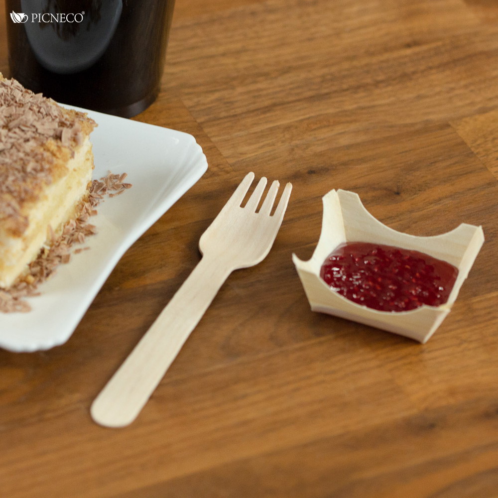 товар Вилка деревянная одноразовая 165 мм DP002