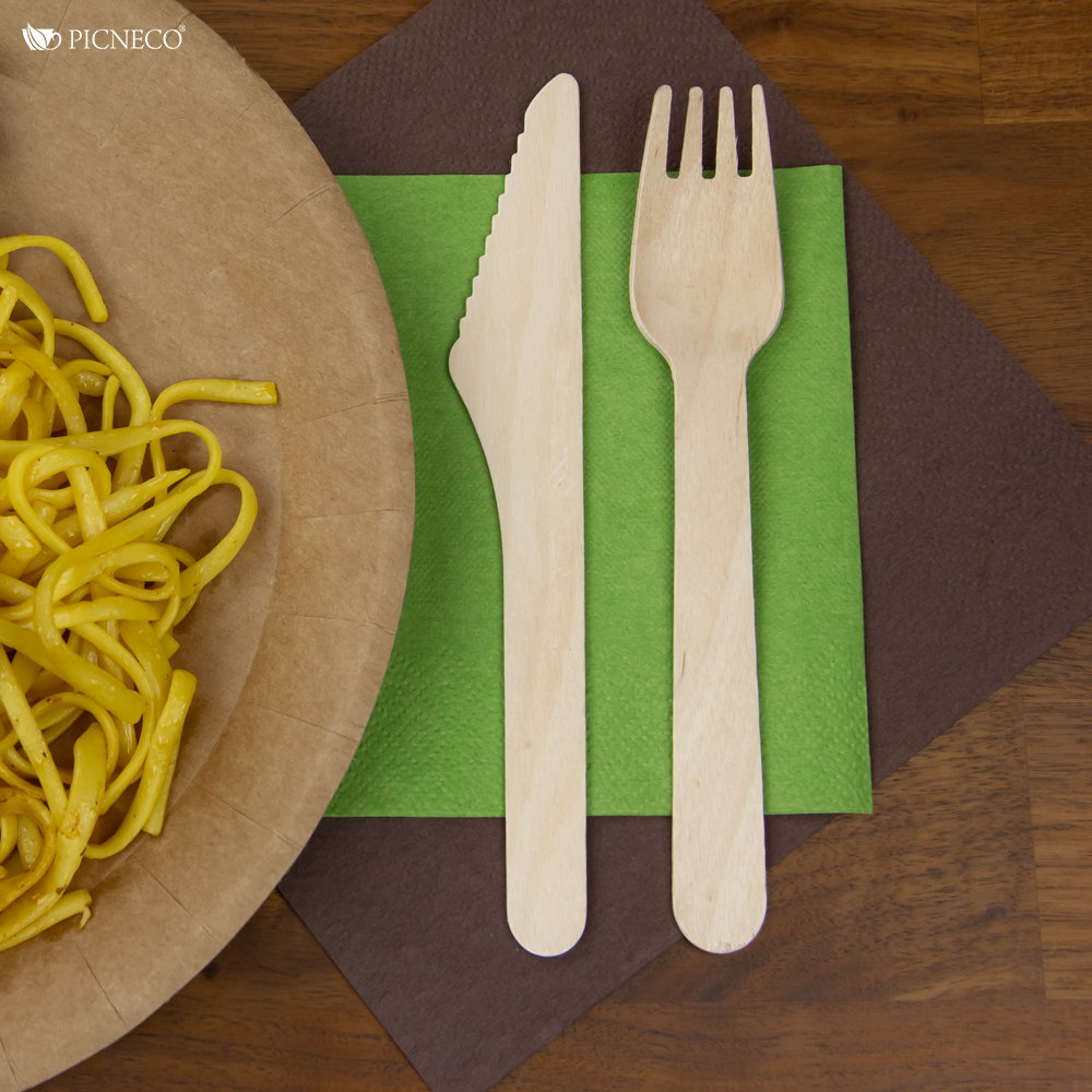 товар Вилка деревянная одноразовая 165 мм DP002