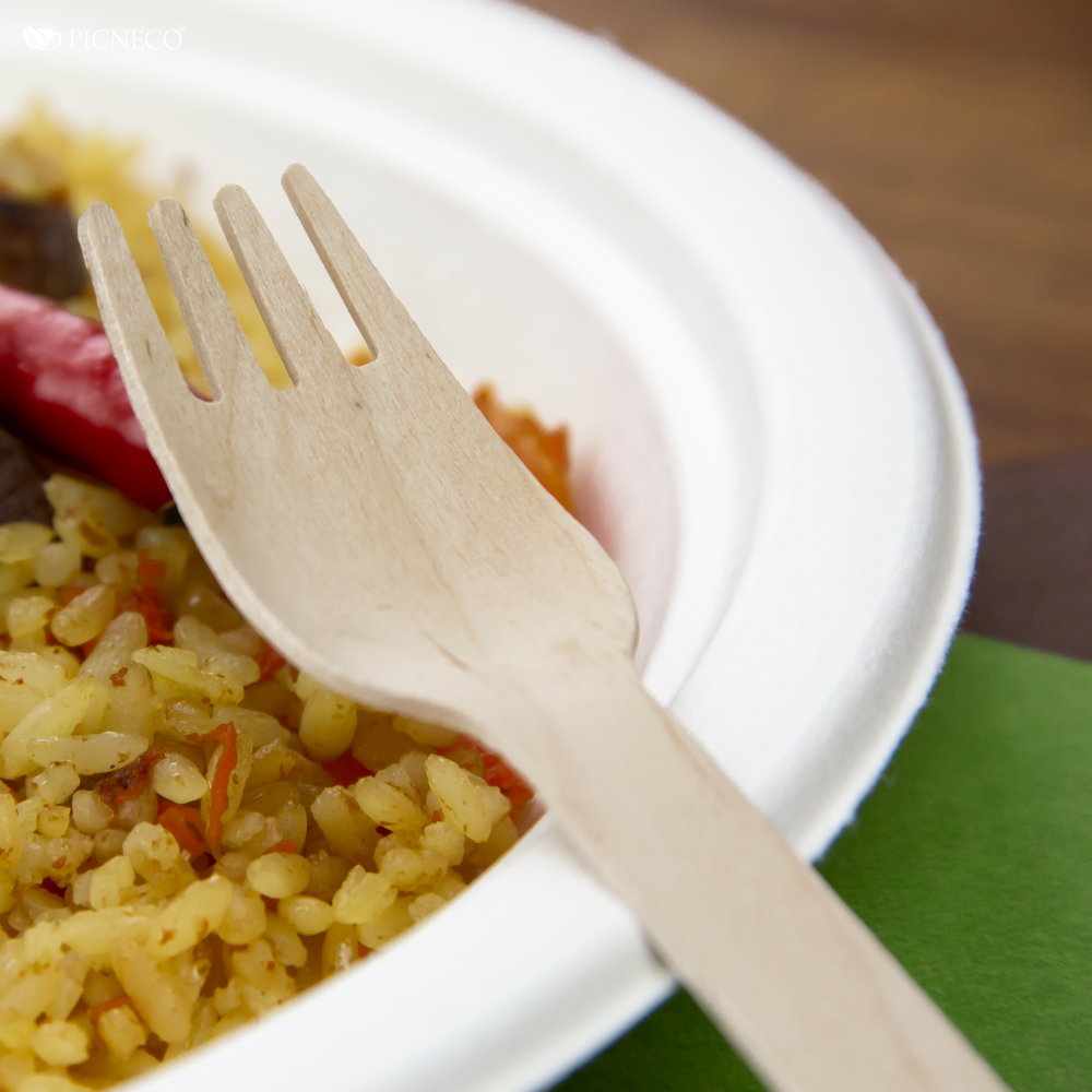 товар Вилка деревянная одноразовая 165 мм DP002