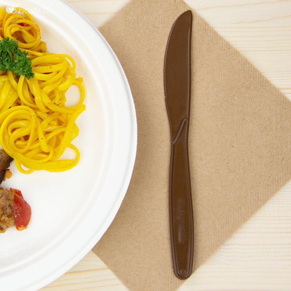 товар Одноразовый нож, 186 мм, шоколадный SP003K