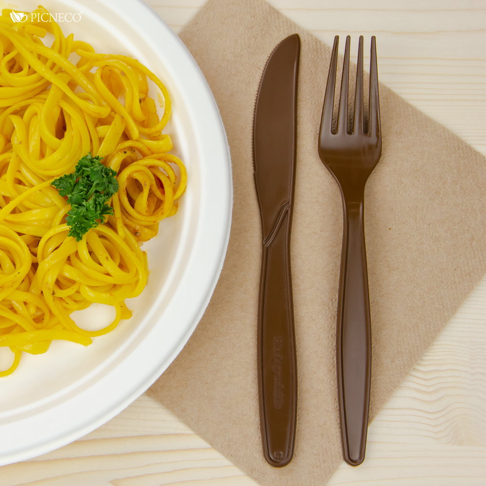 товар Одноразовый нож, 186 мм, шоколадный SP003K