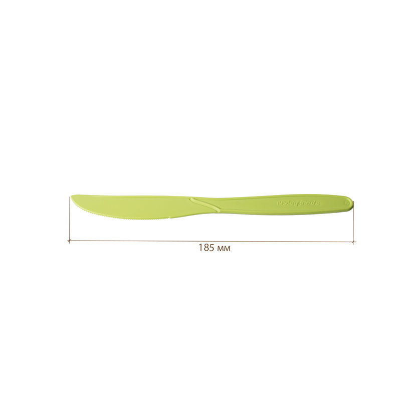 Одноразовый нож, 186 мм, салатовый