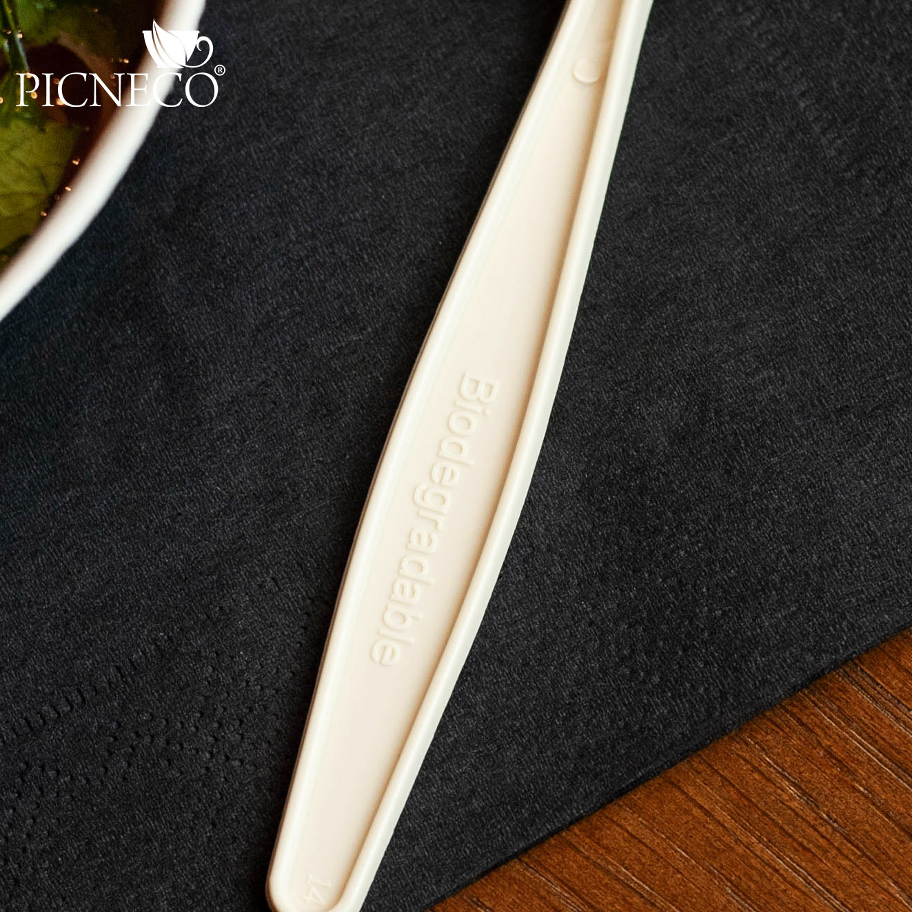 товар Одноразовая ложка, 150 мм, кремовая SP001