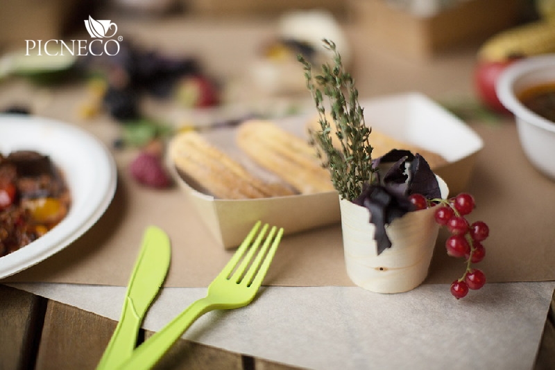 товар Вилка из кукурузного крахмала, 176 мм, салатовая SP002Z