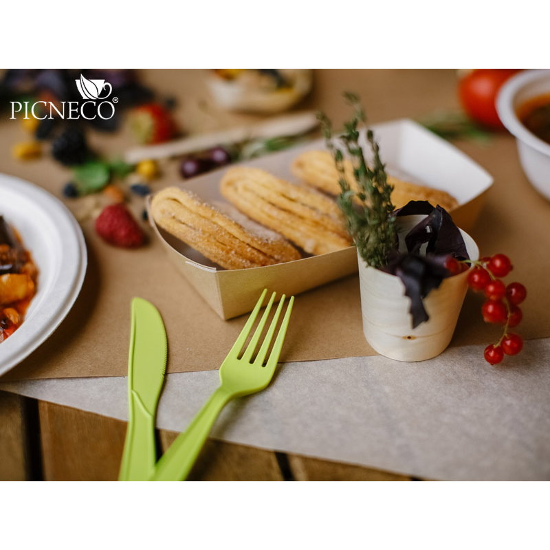 товар Вилка из кукурузного крахмала, 176 мм, салатовая SP002Z