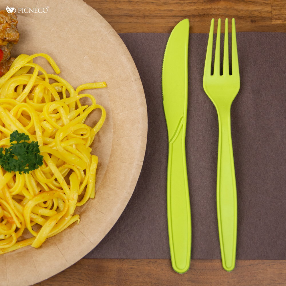 товар Вилка из кукурузного крахмала, 176 мм, салатовая SP002Z