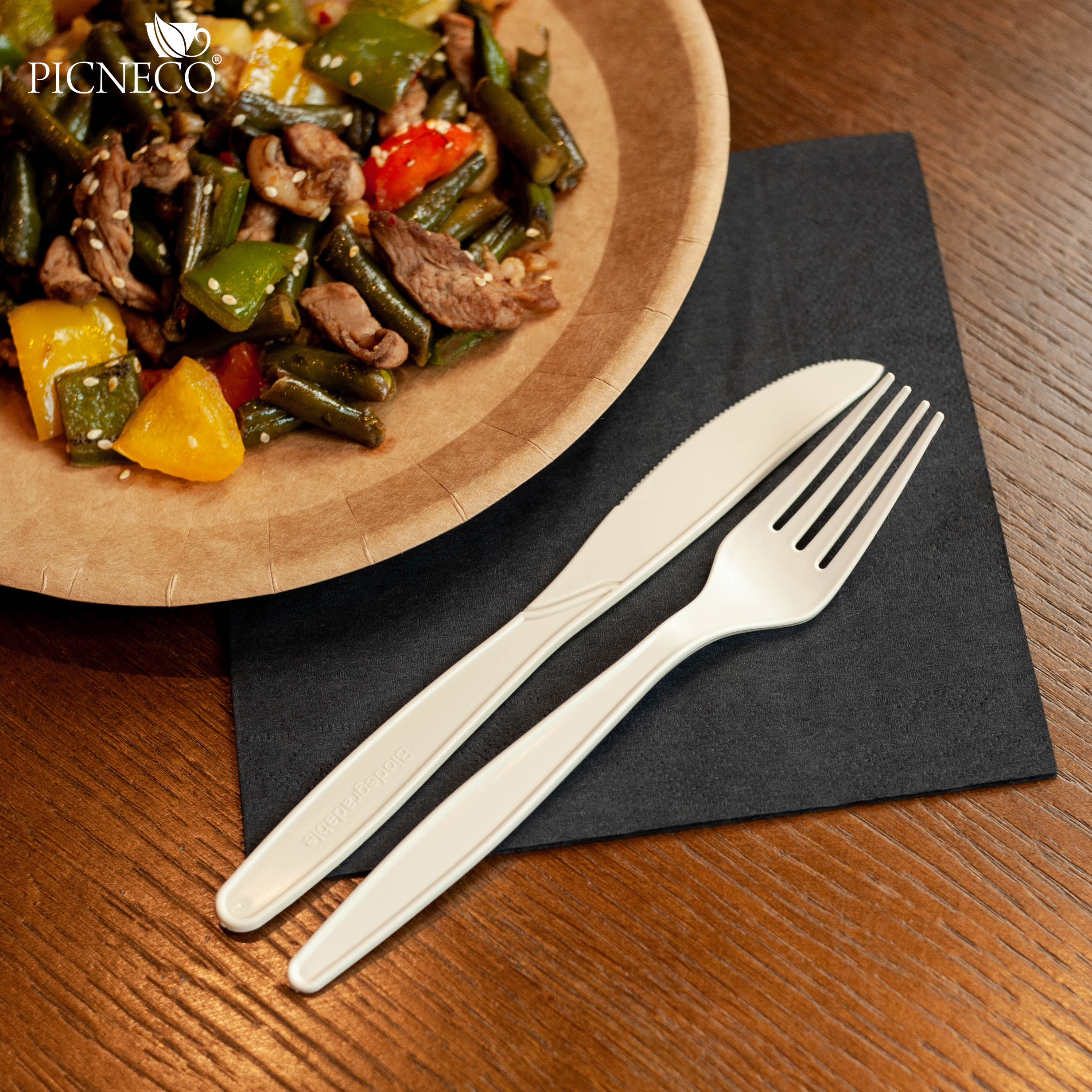 товар Одноразовый нож, 186 мм, кремовый SP003