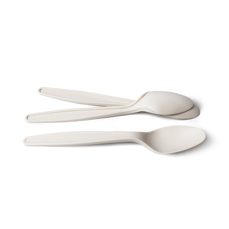 товар Ложка из кукурузного крахмала, 160 мм, кремовая SP004