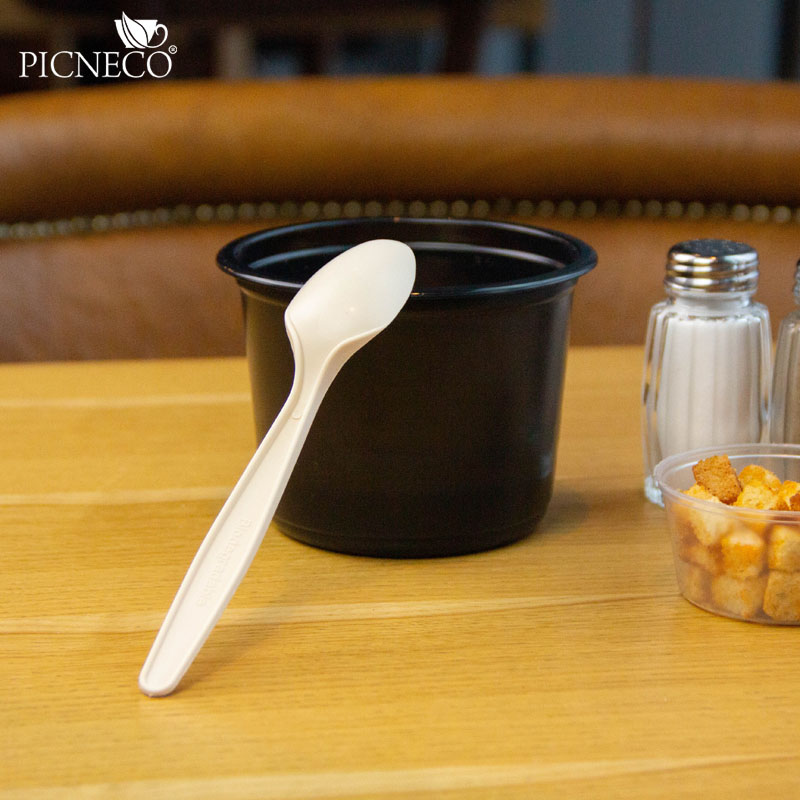 товар Ложка из кукурузного крахмала, 160 мм, кремовая SP004