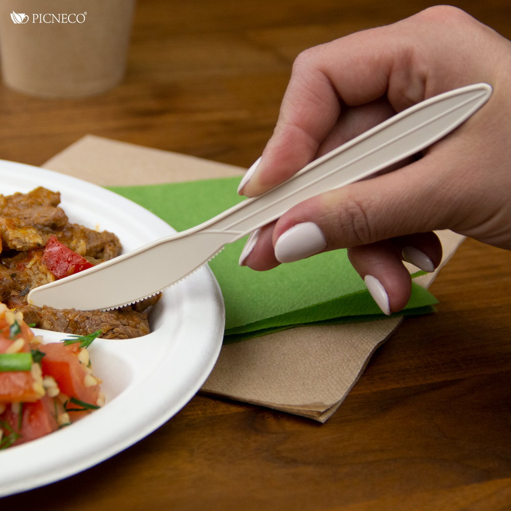 товар Одноразовый нож, 160 мм, кремовый SP017