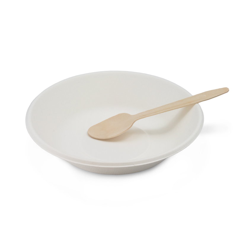 товар Тарелка суповая 680 мл из целлюлозы, белая TL006