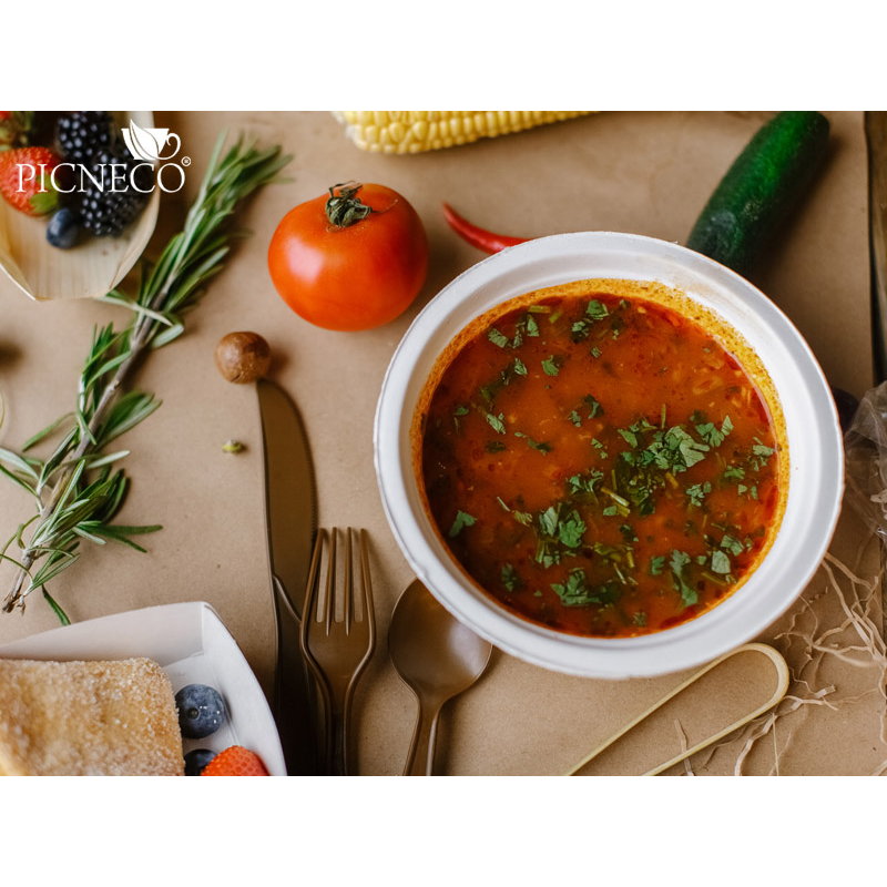 товар Одноразовая суповая миска 450 мл MS001