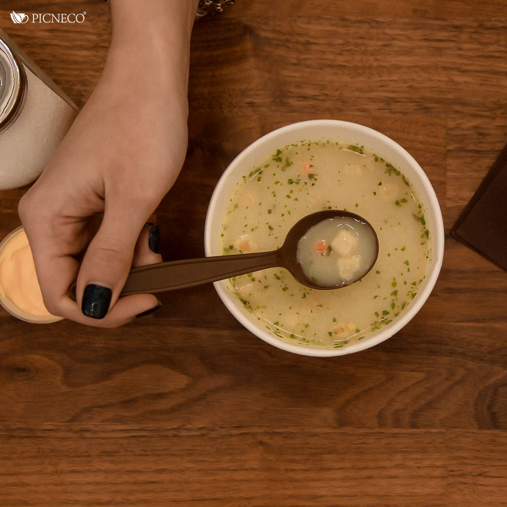 товар Одноразовая ложка, 150 мм, шоколадная SP001K