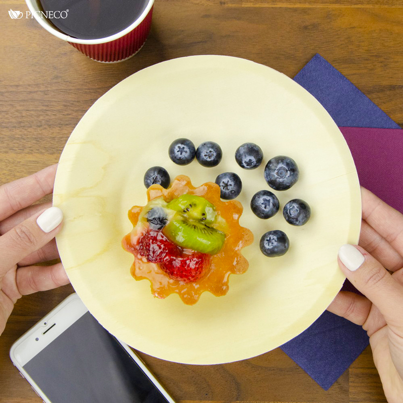 товар Тарелка деревянная круглая 180 мм DP019