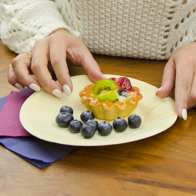 товар Тарелка деревянная круглая 180 мм DP019