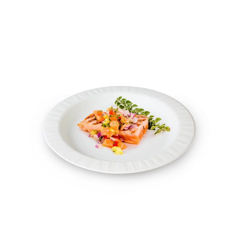 товар Одноразовая тарелка, белая, 178 мм TL027