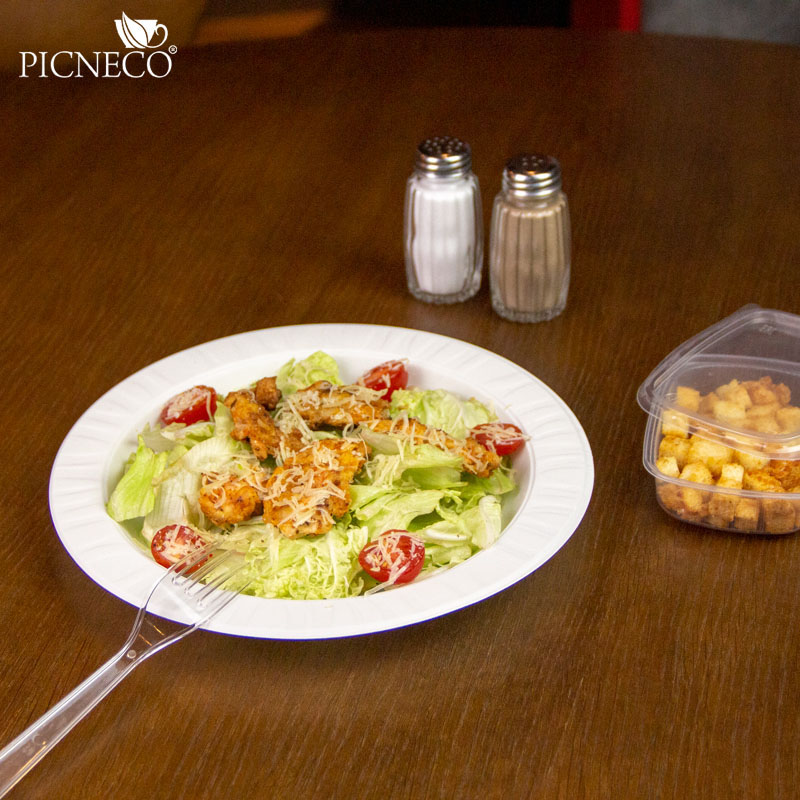 товар Одноразовая тарелка, белая, 178 мм TL027