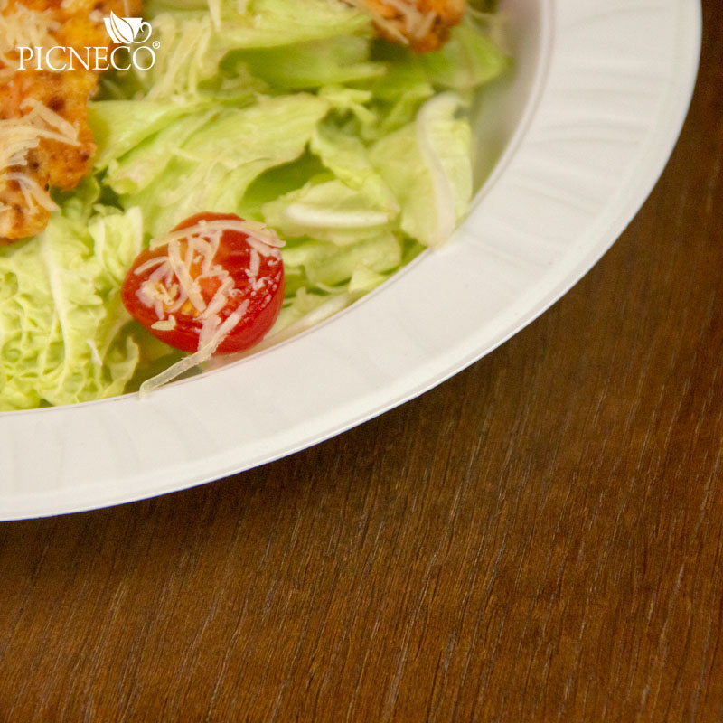 товар Одноразовая тарелка, белая, 178 мм TL027