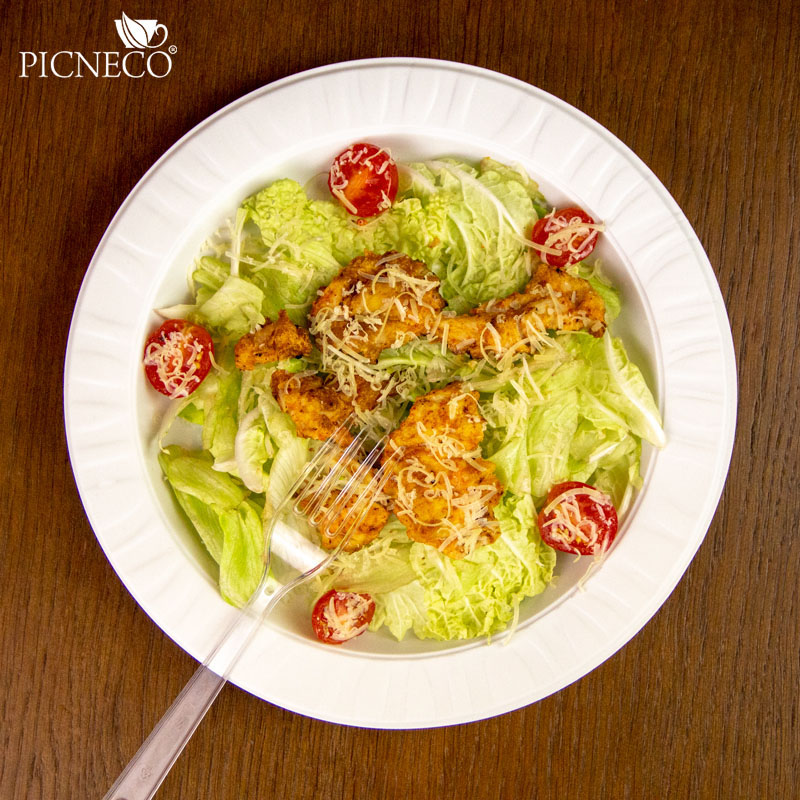 товар Одноразовая тарелка, белая, 178 мм TL027